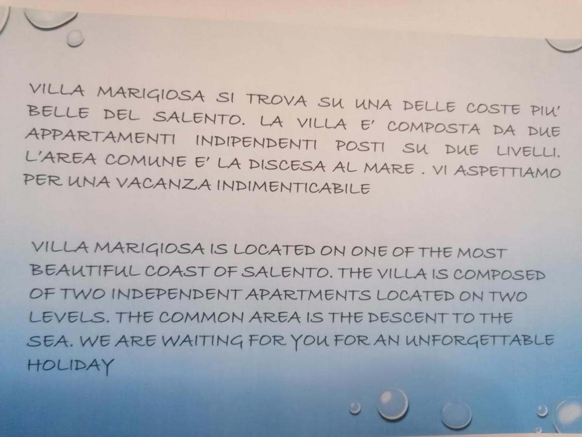 Villa Marigiosa Salento 마리티마 외부 사진